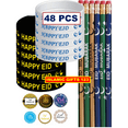 thumbnail image 6 of Eid Gifts For Kids Eid Pencils Eid wristbands  48 Pack+400 Stickers Eid favors Eid Mubarak decoration Eid decor  Islamic Gifts 123, 6 of 6