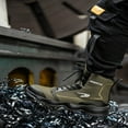 thumbnail image 4 of SKIUHS Men's Safety Steel Toe Work Boots Breathable Ankle Industrial Construction Boots FORTRESS, 4 of 8