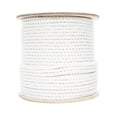 thumbnail image 2 of Golberg Twisted Polyester Rope – Low Stretch, High Strength – White Cable – Multiple Lengths and Sizes, 2 of 5