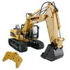 Fisca 1/14 Remote Control Excavator, 15 channel 2.4GHz RC Construction Digger Vehicles Toys with sound and lights