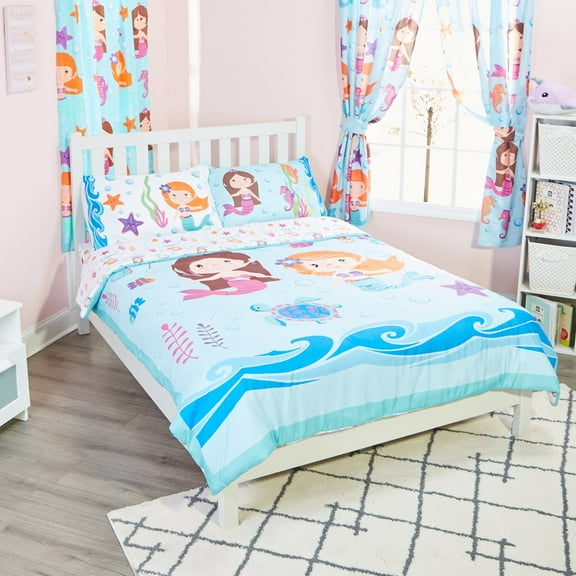 Everyday Kids Mermaid Polyester Comforter, Full