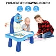 thumbnail image 2 of Children LED Projector Art Drawing Table Toys for Paint Learning (Blue), 2 of 7