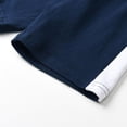 thumbnail image 6 of Toddler Infant Baby Boy Clothes Short Sleeve Contrast Color Tops and Shorts Casual Summer Outfits Set Grey 12-18 Months, 6 of 6