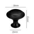 thumbnail image 2 of 12 Pcs Kitchen Cabinet Knobs,Haomacro Round Mushroom Drawer Handles, Cabinet Hardware Round Knobs with Screws for Bathroom Cabinets Dresser Home Decor,large,Silver, 2 of 2