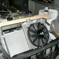 thumbnail image 4 of 12in Car Engine Compartment Radiator Fan Pull PushRadiator Fan  With Mounting Kit Auto Modified Parts, 4 of 8