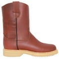 thumbnail image 2 of Men's 9" Pull-On Leather Soft Toe Work Boot Brown, 2 of 5