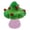 D, variant on Safeglitz Hand Blown Glass Mini Mushrooms Colorful Tiny Glass Figurines Miniature Mushroom Decor for Dashboard Decor, Terrarium, Desk Shelf, Aquarium, Gift for Women, Desktop(1Set-G)