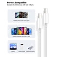 thumbnail image 7 of 20W USB C to Lightning Charger Cable 2m(2Pack)for iPhone 14 13 12 Pro Car Type C Fast Charging Power Cord for Apple MFi Certified for iPad Thunderbolt Connector Lighting Data Charge Powerline Adapter, 7 of 7