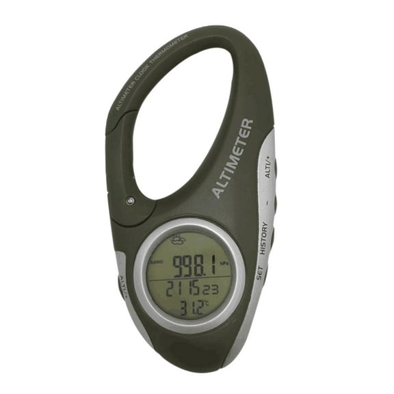 Climbing Portable Weather Device with Altimeter Barometer Hygrometer for Outdoor Adventures – Handheld Pocket Clip Camping and Climbing Gear