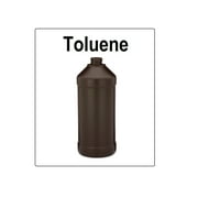 Toluene (toluol) 1000ml (32oz) High Purity Solvent in Brown Barrier Bottle