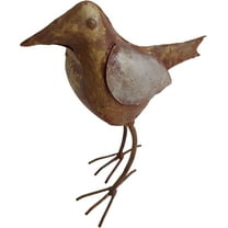 De Kulture Works Handcrafted Recycled Iron Vintage Bird Decorative Collectible Figurine Showpiece Beautify Home Office Holiday Décor | Ideal For Garden Decoration, 7.5X2.5X8 (LWH) INCHES