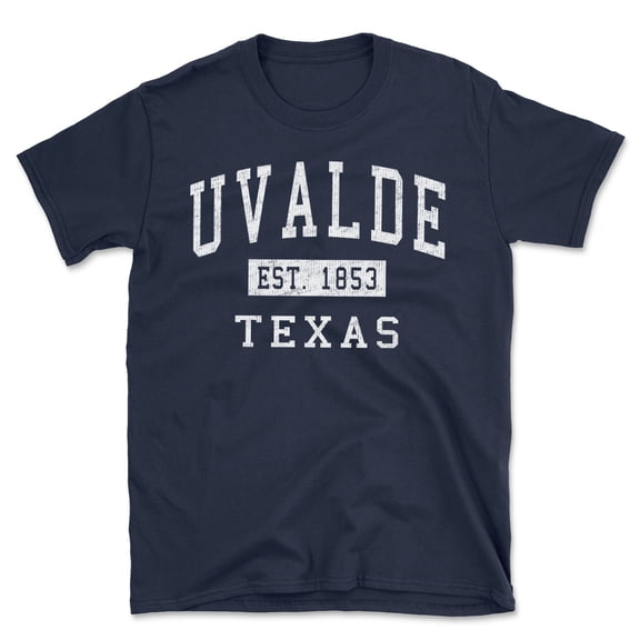 Uvalde Texas Classic Established Men's Cotton T-Shirt