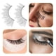 thumbnail image 2 of pares de pestañas postizas, pestañas artificiales, maquillaje, pestañas postizas blancas, maquillaje, pestañas postizas, 2 of 8