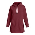 thumbnail image 5 of FUZHIQ Hoodie Dress for Women â Trendy Pullover Long Oversized Sweatshirt Dresses for Women 2026 with Pockets, Split Hem, 5 of 5