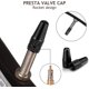 thumbnail image 3 of 40 Pieces Bicyclepresta Valve Cap Multi Coloranodized Aluminum Presta Cycling Valve Cap Bicycle Bike Tire Caps French Style Cap Dust Covers, 3 of 4