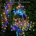 thumbnail image 3 of Solar Flower String Lights,23ft 50 LED Cherry Blossoms Solar Fairy Light, Outdoor Waterproof String Lights for Christmas Tree, Home, Garden, Wedding, Patio, Party Decorations (colorful), 3 of 8