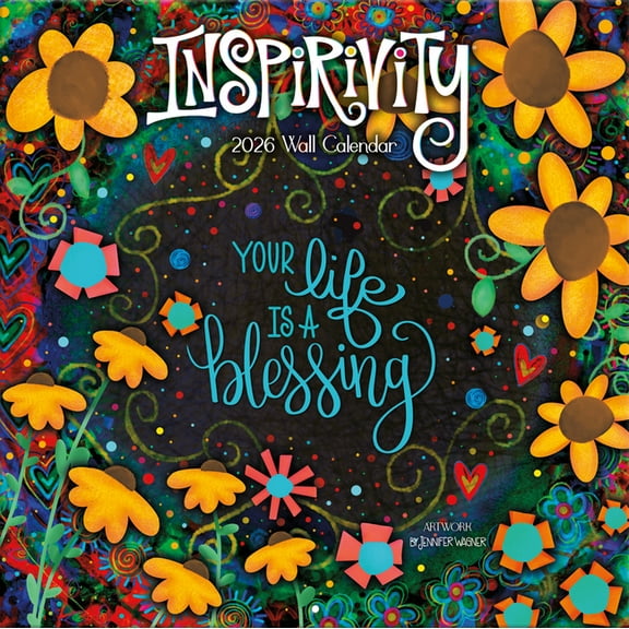 Inspirivity 2026 Wall Calendar, (Paperback)