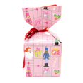 thumbnail image 2 of Pink Christmas Character Themed Gift Box with Twill Ribbon Holiday Time, 2 of 5