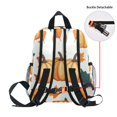 thumbnail image 5 of FORMRS School Backpack with Front Zippered Pocket 12" Student Travel Daypack, Pumpkins Pattern, 5 of 6