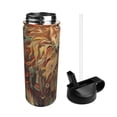 thumbnail image 2 of Sikiie Majestic Cosmic Lion Print 18OZ Insulated Straw Cup, Portable Leak-proof Sports Water Bottle, Stainless Steel Water Cup Suitable for Home and Outdoor, 2 of 8
