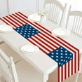 thumbnail image 7 of Utoimkio 4th of July Table Runner 13x35 Inch,Patriotic Star Striped American Flag Independence Day Memorial Day Table Cover for Party Picnic Dinner Decor Party Supplies, 7 of 7