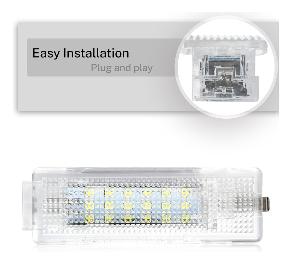 Applicable to License Plate Lights for Seat VW Golf Mk5 Mk6 Mk7 Passat B