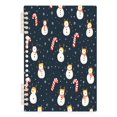 thumbnail image 7 of FORMRS 1-Subject Spiral Notebook 8" x 5" College Ruled 60 Refillable Sheet A5 Hard Cover, Playful Winter, 7 of 7