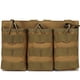 thumbnail image 1 of Tactical MOLLE triple magazine pouch made of nylon with open , 5.56 .223 rifle magazine holder, open MOLLE double/triple stacker, 1 of 5