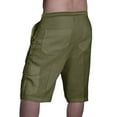thumbnail image 6 of Summer Casual Drawstring Beach Shorts for Men Loose Elastic Waist Multi Pockets Shorts Lightweight Fit Outdoor Shorts, 6 of 7