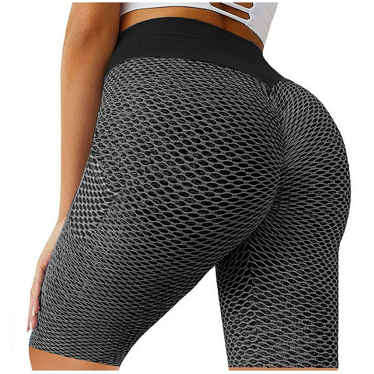 adviicd Short Pants For Girls Womens Yoga Pants With Pockets Womens High  Waist Solid Workout Yoga Shorts With 2 Hidden Pockets Tight Shorts Black M