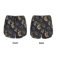 thumbnail image 3 of Fuzoiu Snake Sleep Print Women's Athletic Shorts, Double-Layer Running Shorts with Pocket,Women's Workout Shorts for Yoga, Gym, and Workouts-X-Large, 3 of 7