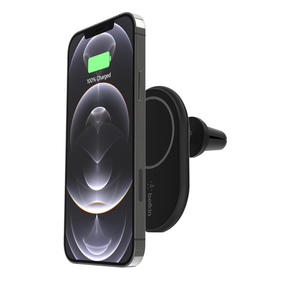 Belkin MagSafe-Compatible Magnetic Wireless Car Charger 10W - Wireless Charger, Magnetic Car Vent Phone Mount for iPhone 17, iPhone 16, 15, & 14 Seri