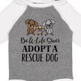 thumbnail image 4 of Inktastic Adopt a Rescue Dog Pet Boys or Girls Long Sleeve Baby Bodysuit, 4 of 5