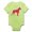 Kiwi, variant on CafePress - Boxer Silhouette Baby Light Bodysuit - Baby Light Bodysuit, Size Newborn - 24 Months