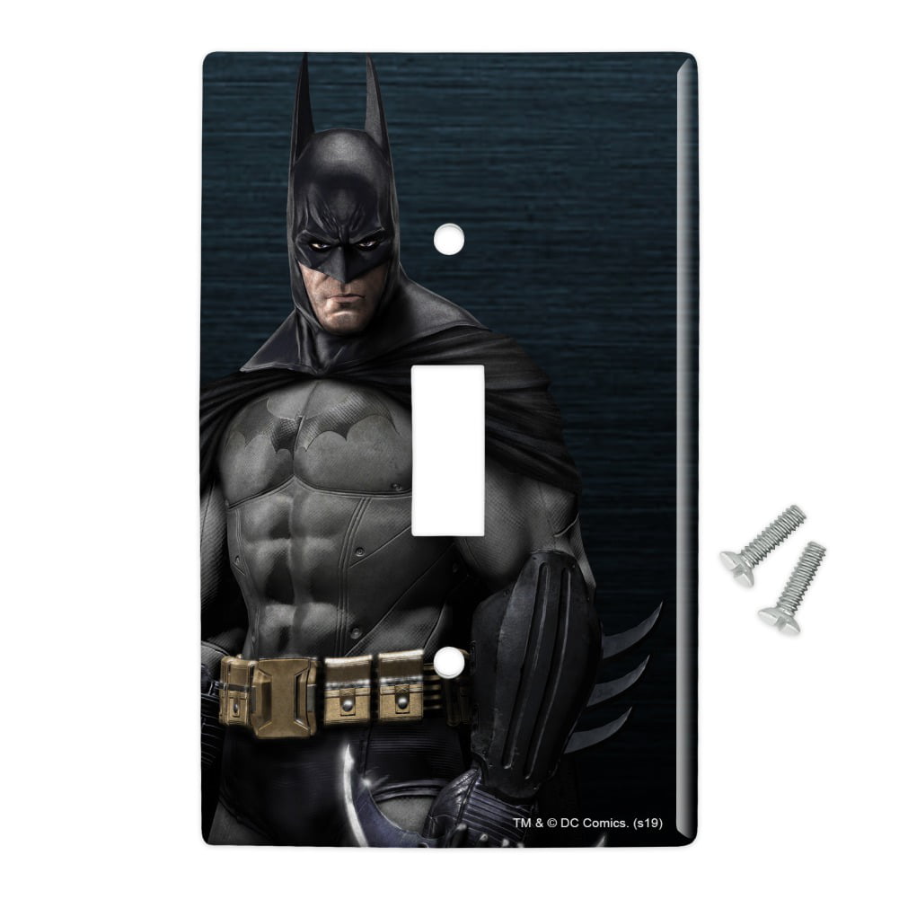 Batman Arkham Asylum Video Game Plastic Wall Decor Toggle Light Switch  Plate Cover 