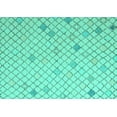 thumbnail image 1 of Ahgly Company Indoor Rectangle Solid Turquoise Blue Modern Area Rugs, 3' x 5', 1 of 4