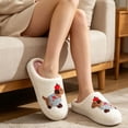 thumbnail image 6 of BERANMEY Cute Animal Puppy Butterfly Dogs Slippers for Women Perfect Soft Plush Comfy Warm Slip-On Slippers fo Women Indoor Fluffy House Slippers for Women and Men Non-slip Fuzzy Flat Slides, 6 of 8