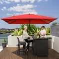 thumbnail image 1 of Costway Parasol Déporté de Patio 10 Pieds X 13 Pieds en Aluminium, Rotation à 360°, Inclinaison, Orange, 1 of 10