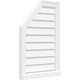 thumbnail image 2 of 30"W x 30"H Half Octagon Top Left Surface Mount PVC Gable Vent: Functional, w/ 2"W x 2"P Brickmould Sill Frame, 2 of 13