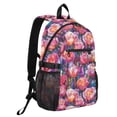 thumbnail image 2 of JIALIOU 14" Laptop Backpack Waterproof Airline Approved Stylish Casual Daypack for Travel Business College Work, Red Glass Rose, 2 of 8