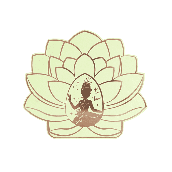 Impressions Vanity Tiana Lotus LED Compact Mirror with Lights, 3X Magnification and Touch Sensor