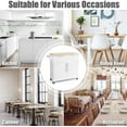 thumbnail image 6 of Giantex Kitchen Island on Wheels, Rolling Kitchen Island Cart with Rubber Wood Top, Side Handle, Large Drawers, 2-Door Cabinet for Kitchen and Dining Room, 37 x 18 x 37 inches, 6 of 10