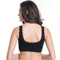 thumbnail image 3 of Women Seamless Cross Front Side Buckle Lace Sports Bras Yoga Running Bras Workout Gym Activewear Bra, 3 of 5