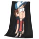 thumbnail image 3 of Manta de felpa Gravity Falls, ligera, suave y difusa, de microfibra, para sofá, cama, sofá, manta de microfibra ultra suave, 3 of 8