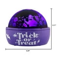 thumbnail image 3 of Halloween Lightshow Illuminations Tabletop ShadowLights Nightmare Before Christmas Disney (Purple), 3 of 6
