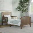 thumbnail image 3 of Child Craft Hampton Toddler Bed with Guard Rails, Arch Top, Low to Ground, Pine Wood, Dusty Heather, 3 of 8