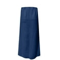 thumbnail image 7 of Maxi Skirts for Women Trendy Summer Drawstring Waist Skirts Casual Vacation Boho Long Flowy Skirts, 7 of 7