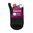 thumbnail image 2 of Hanes Women's Crew Socks, Moves, 3-Pack, Size 5-9, 2 of 5