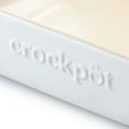 thumbnail image 4 of Crockpot Artisan 4 Quart Rectangular Stoneware Bake Pan in Cream, 4 of 5