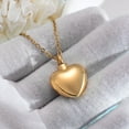 thumbnail image 2 of Tilga Lev Puffy Heart Necklace for Women - Paperclip Chain w/ 14K Gold Plated & Silver Rhodium Plated Small Puffed Heart Pendant - Hypoallergenic, Water-Resistant, Tarnish-Free Jewelry, 2 of 9